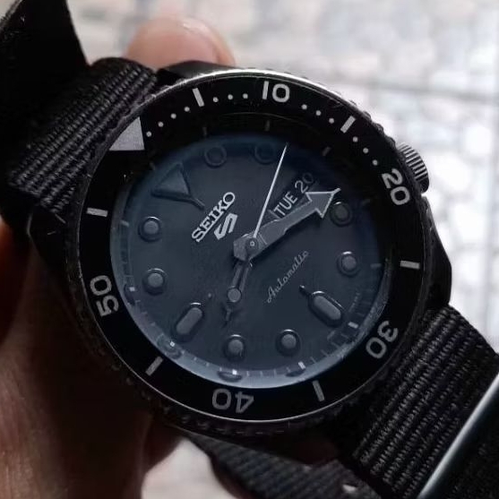 seiko srpd79k1 seken bekas preloved seiko 5 sport blackout original fullset box paper