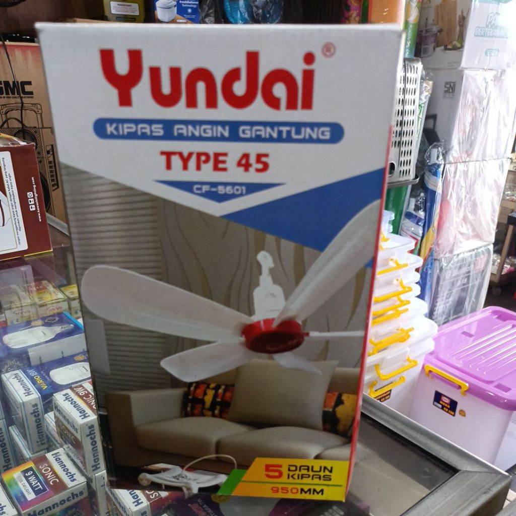 kipas angin gantung yundai 5 baling
