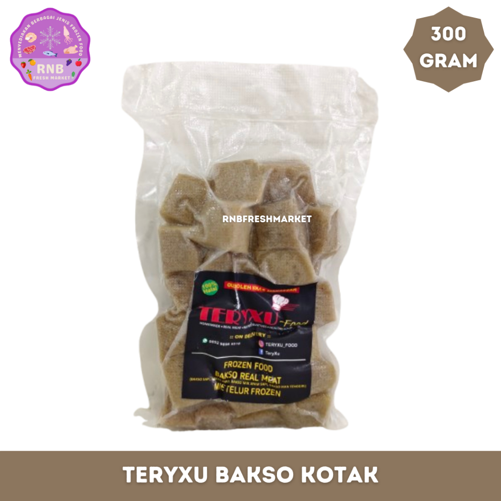 

Teryxu Bakso Kotak Netto 300 Gram