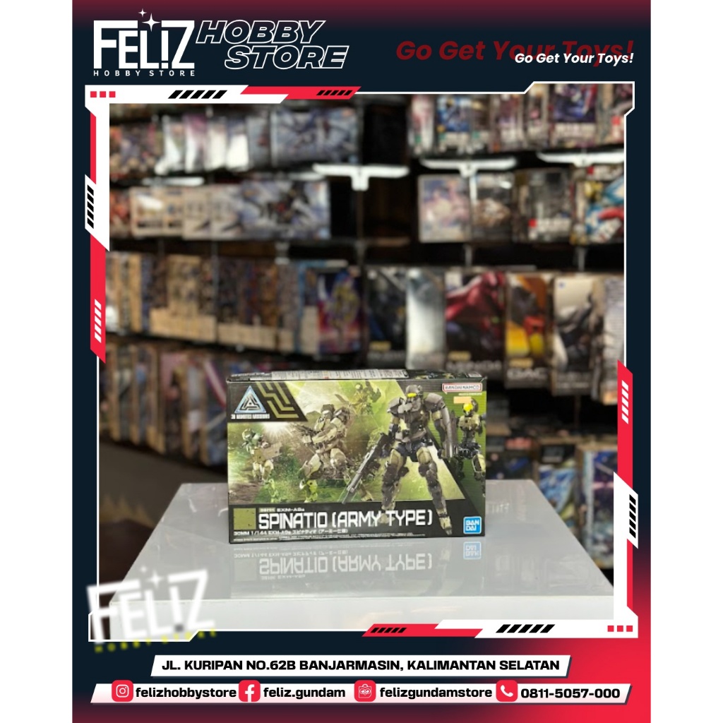 ( BANDAI ) 1/144 30MM 30 MINUTES MISSION SPINATIO ( ARMY TYPE ) EXM-A9a 42