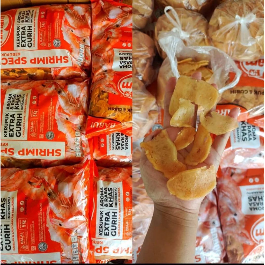 

Krupuk patahan udang (oren)