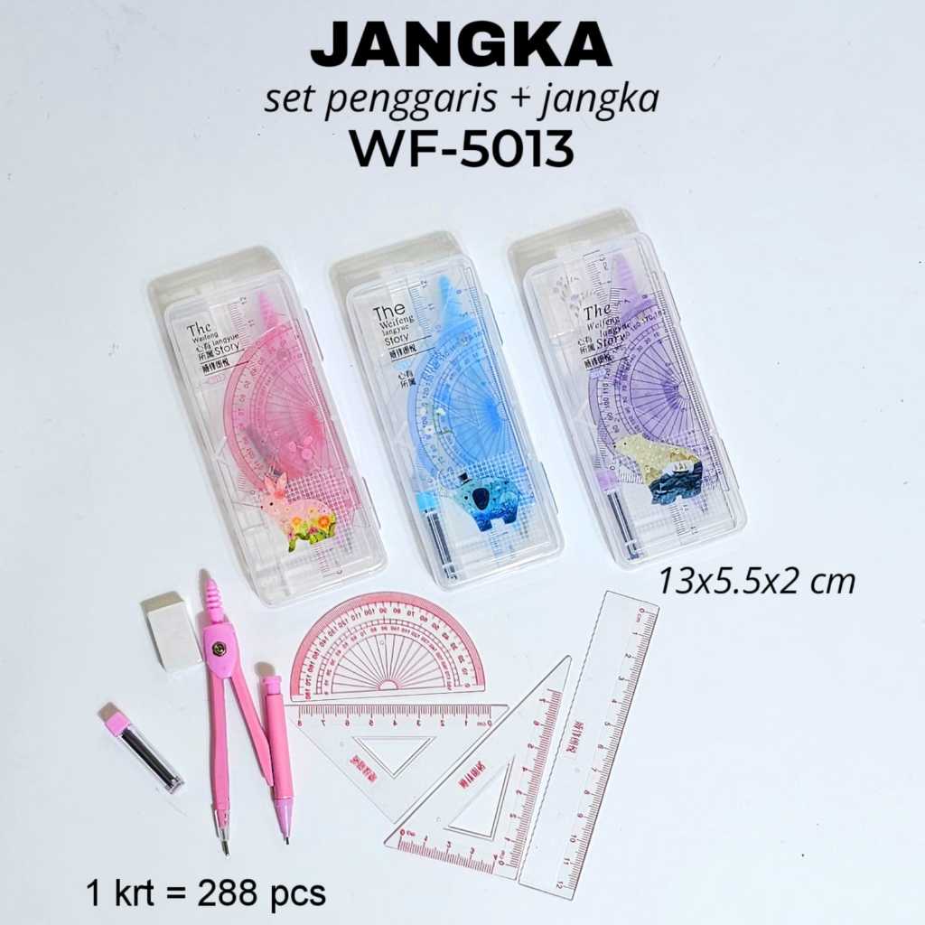 

Jangka Set WF-5013 / Jangka Sekolah / Math Set/Compass Set