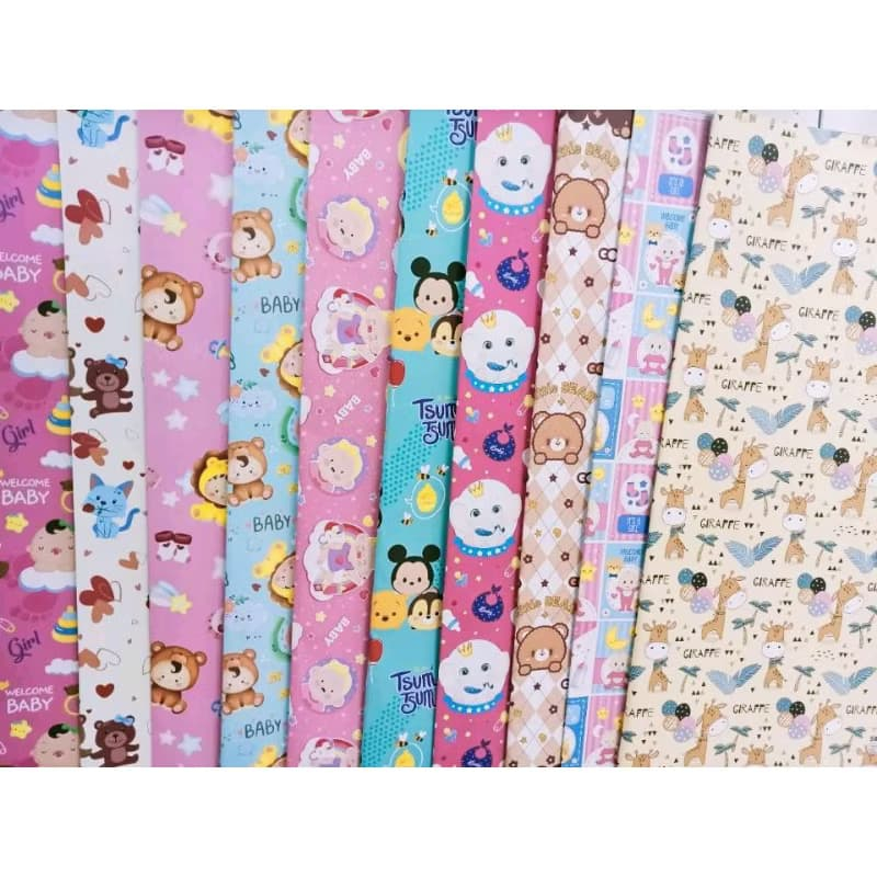 

Klikbabylove - Tambahan Bungkus Kado (Bisa Pilih Motif) / Kertas Kado Pilih Motif