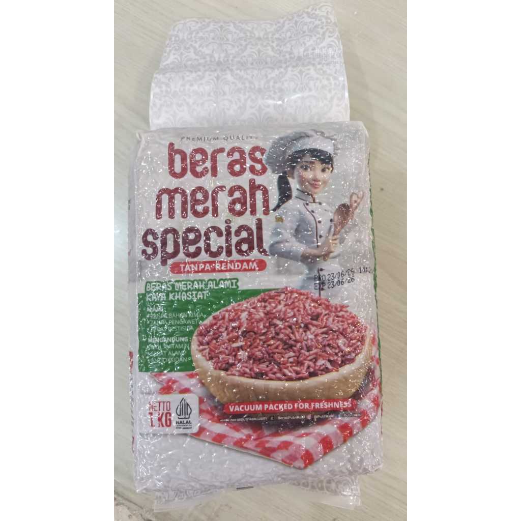 

BERAS MERAH PUTRI KOKI 1 kg (323)