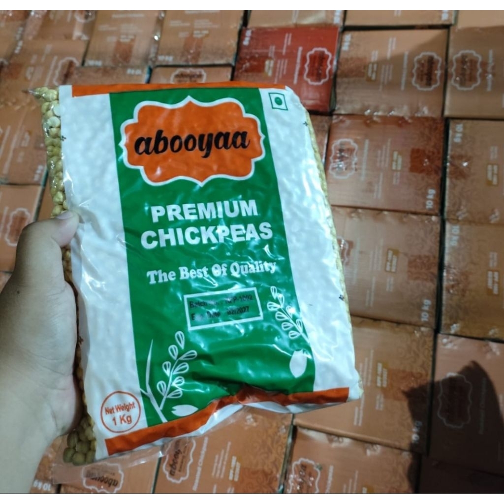 

Abooyaa Kacang Arab 1 kg Renyah dan Gurih Berkualitas Tinggi / Oleh Oleh Haji dan Umroh chickpeas roasted kacang humusi