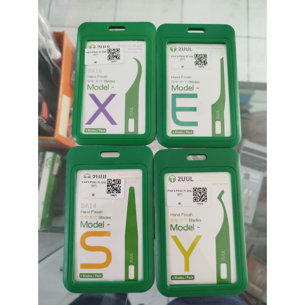 

MATA PISAU IC 2UUL HAND FINISH BLADES (PER PACK ISI 4PCS) MODEL S/E/X/Y