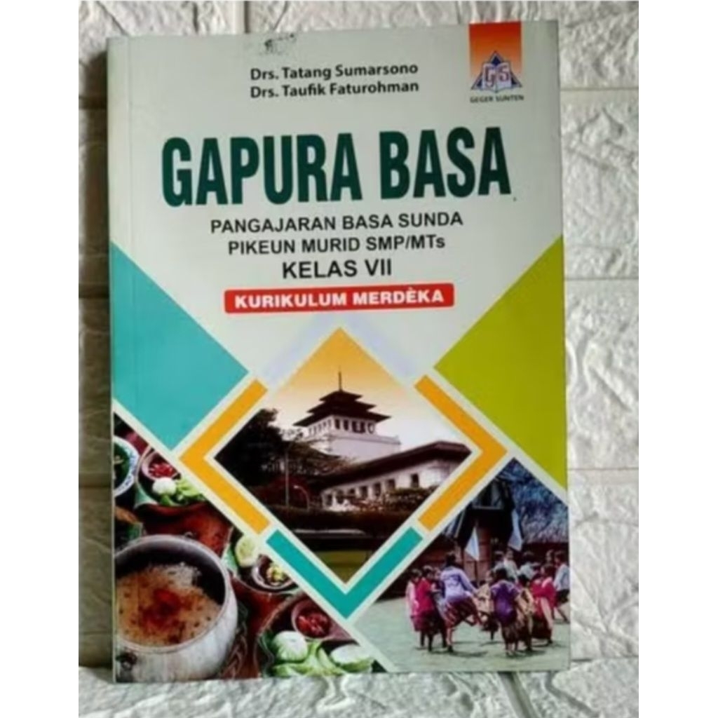 Buku Gapura Bahasa Sunda Smp Mts Kelas 7 Kurikulum Merdeka