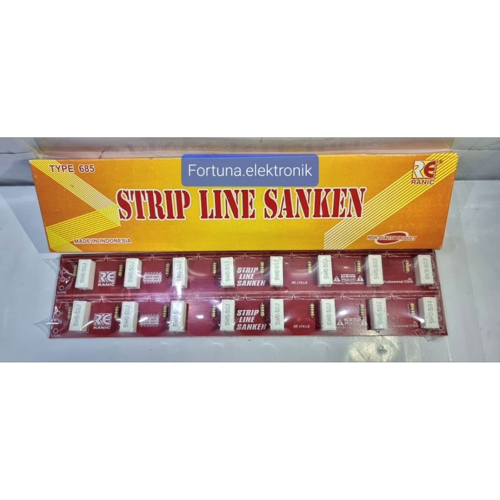 [READY]RANIC STRIP LINE SANKEN TYPE (685) 8SET/8PASANG TR SANKEN