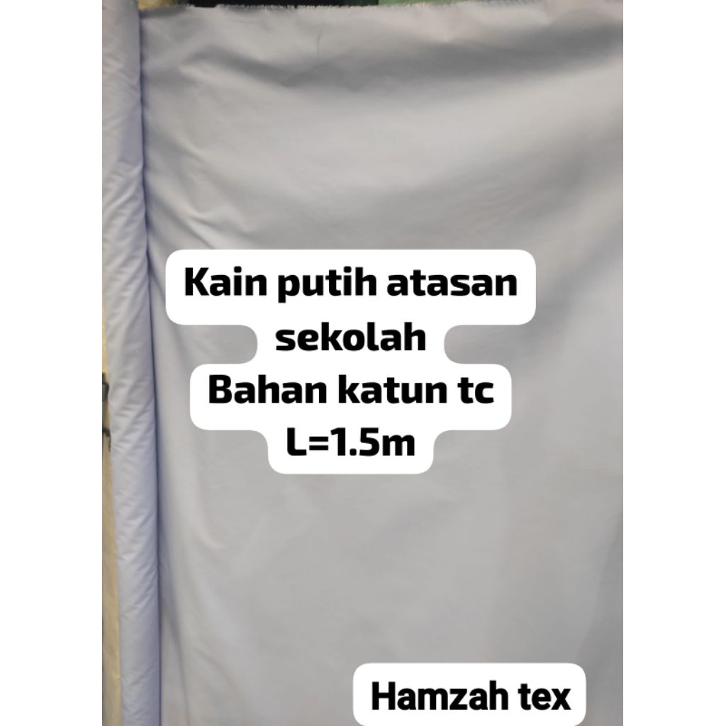 Kain Seragam Putih Kain TC Kain Atasan sekolah