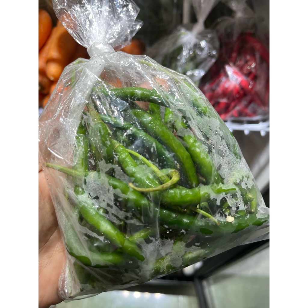 

Cabai Kriting Hijau 100g | Terhemat area Jogja