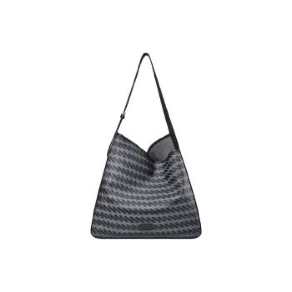 OMTO Brand Shoulder Bear Asymmetrical Boho Shoulder Bag - Black Truffle | 100% Original Local Brand 