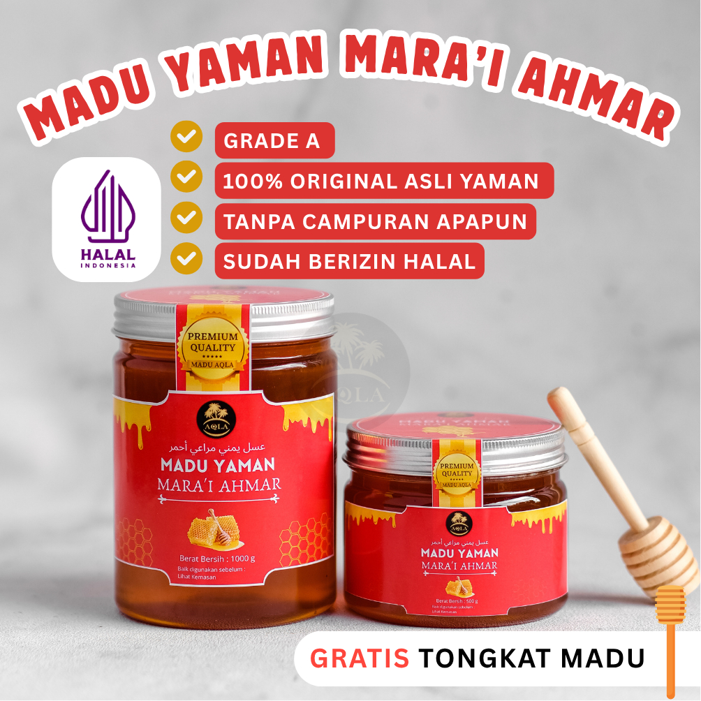 

MADU YAMAN MARA'I AHMAR KUALITAS TERBAIK ASLI 100% / MADU YAMAN MARAI MAROI