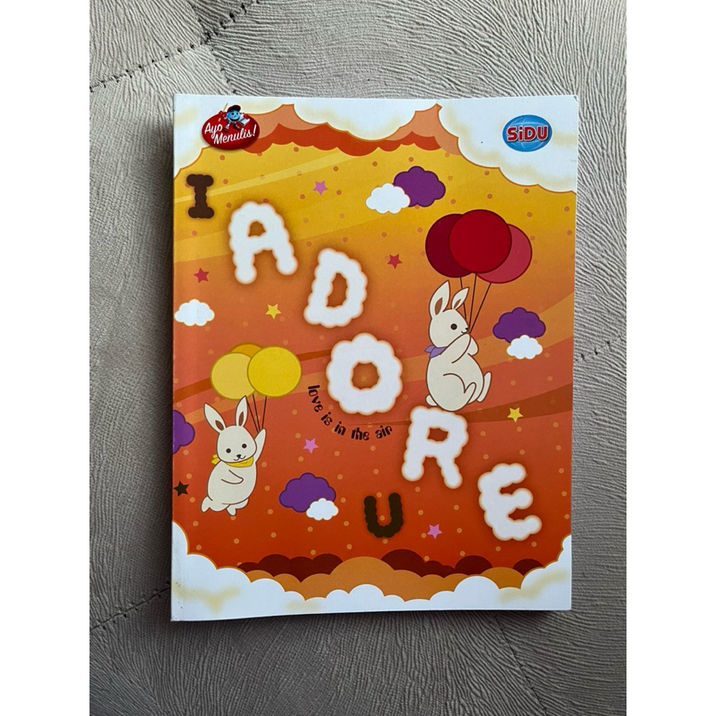 

[PRELOVED] Utuh Buku SIDU Kecil ‘I Adore U’ Uk. 21x16 cm 100 Lbr
