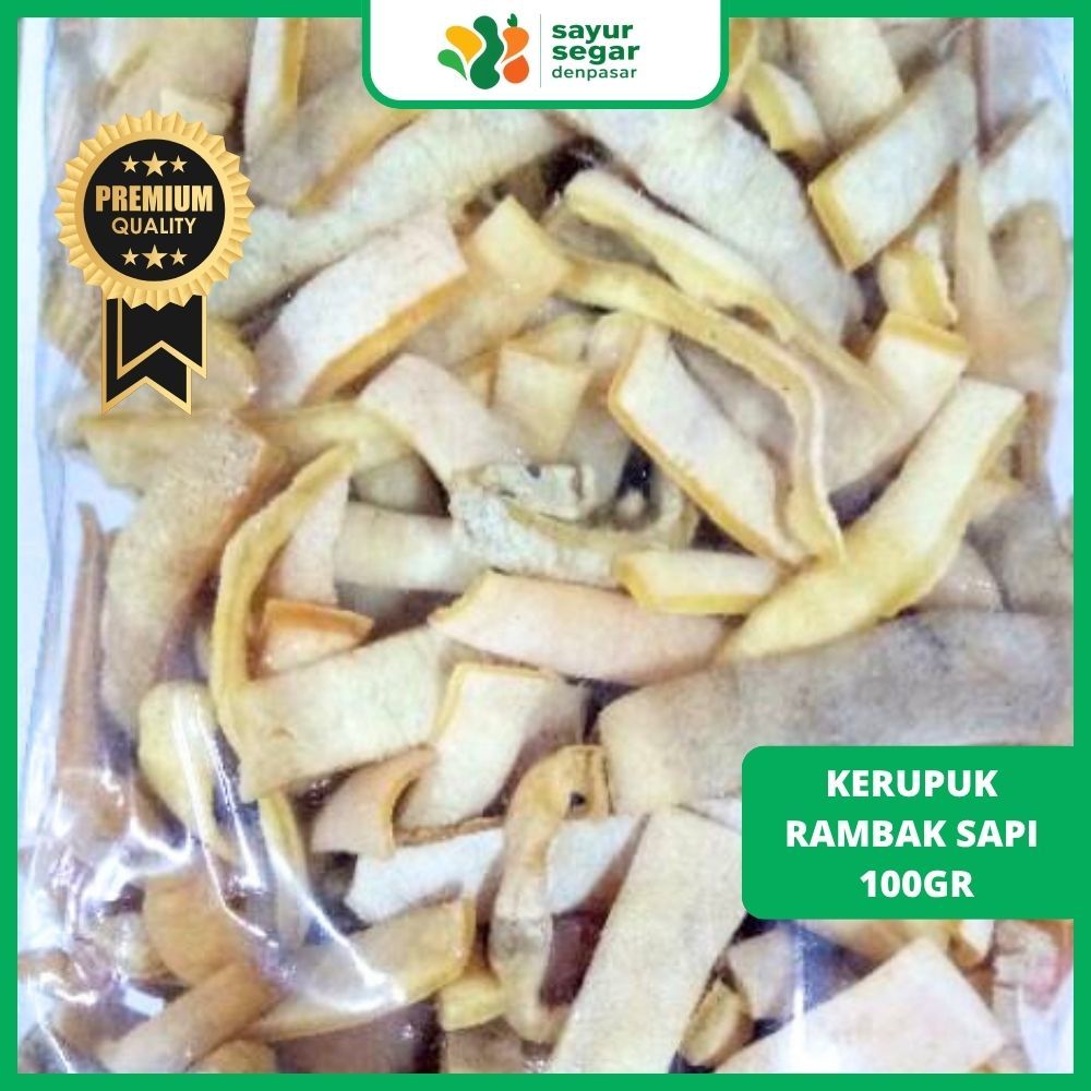 

Kerupuk Rambak Sapi 100gr - Sayur Segar Denpasar