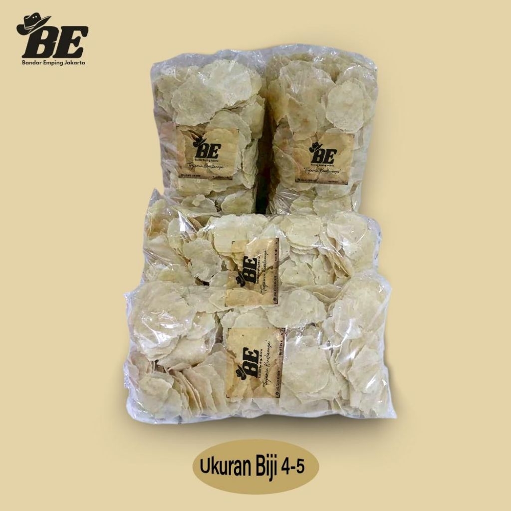 

Emping Melinjo Mentah Biji 4-5, Kering. siap goreng 1 Kg