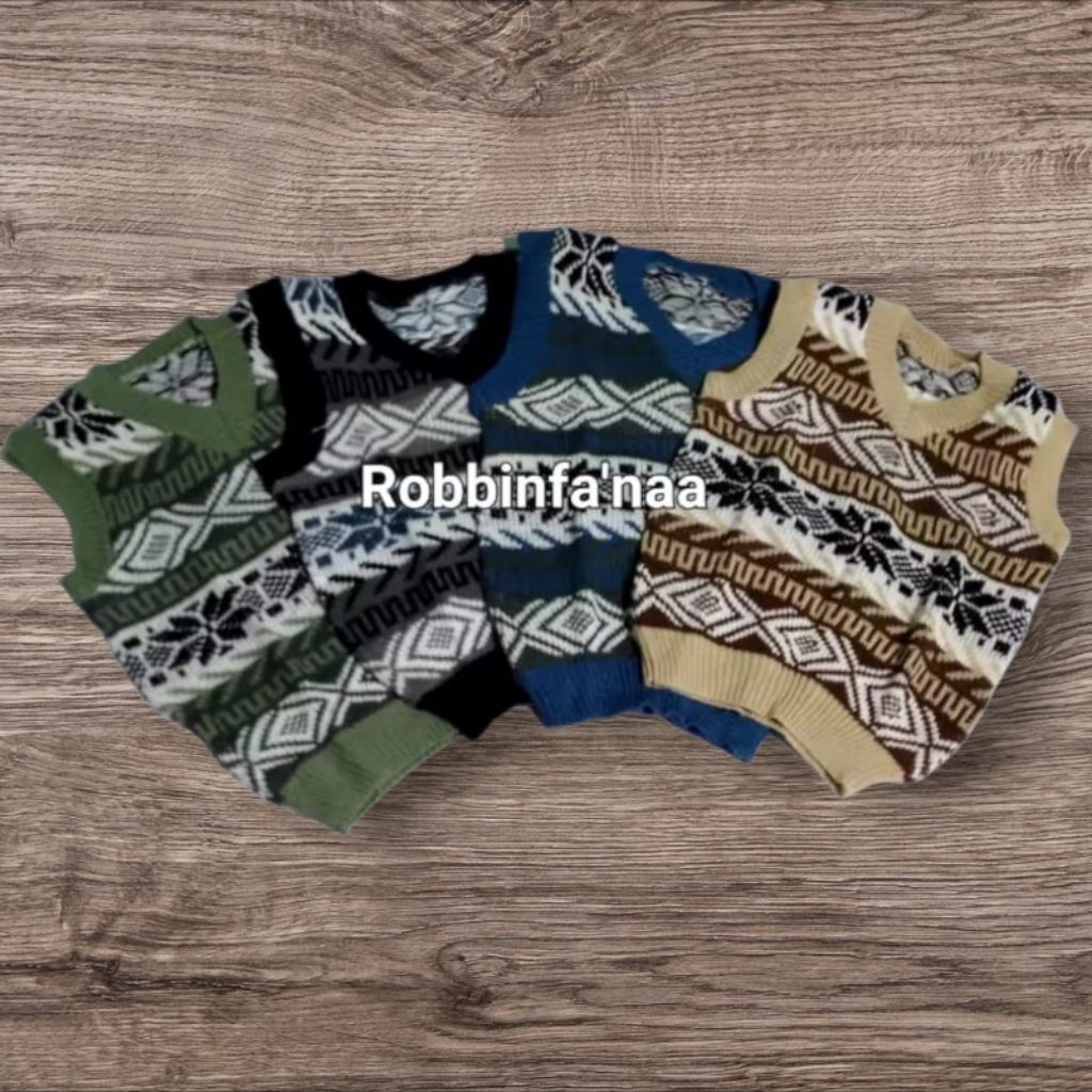 Rompi rajut anak vest anak vest rajut