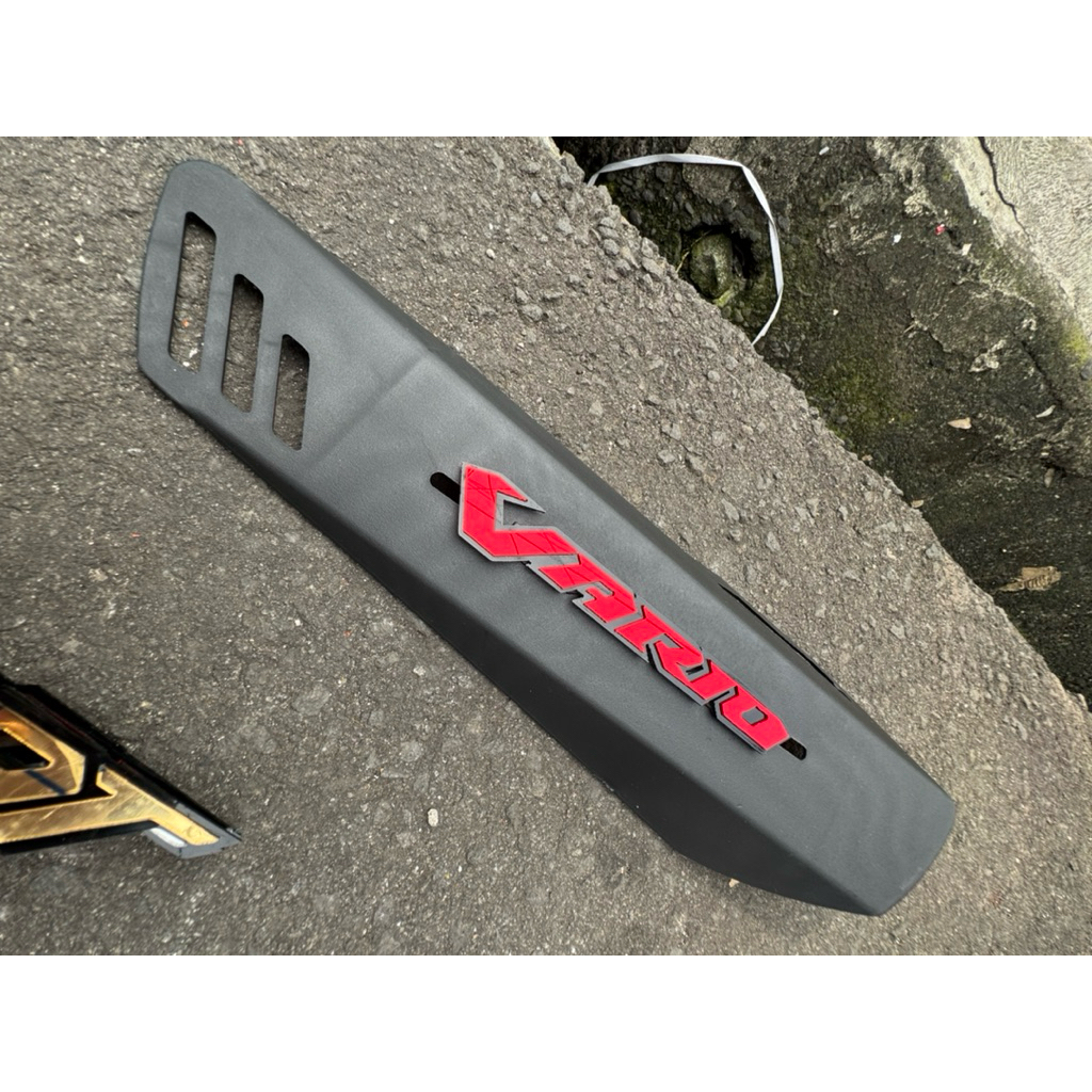 Cover Knalpot Honda Vario + Emblem Acrylik Miror Universal Semua Motor Vario Karbu Vario Techno Vari