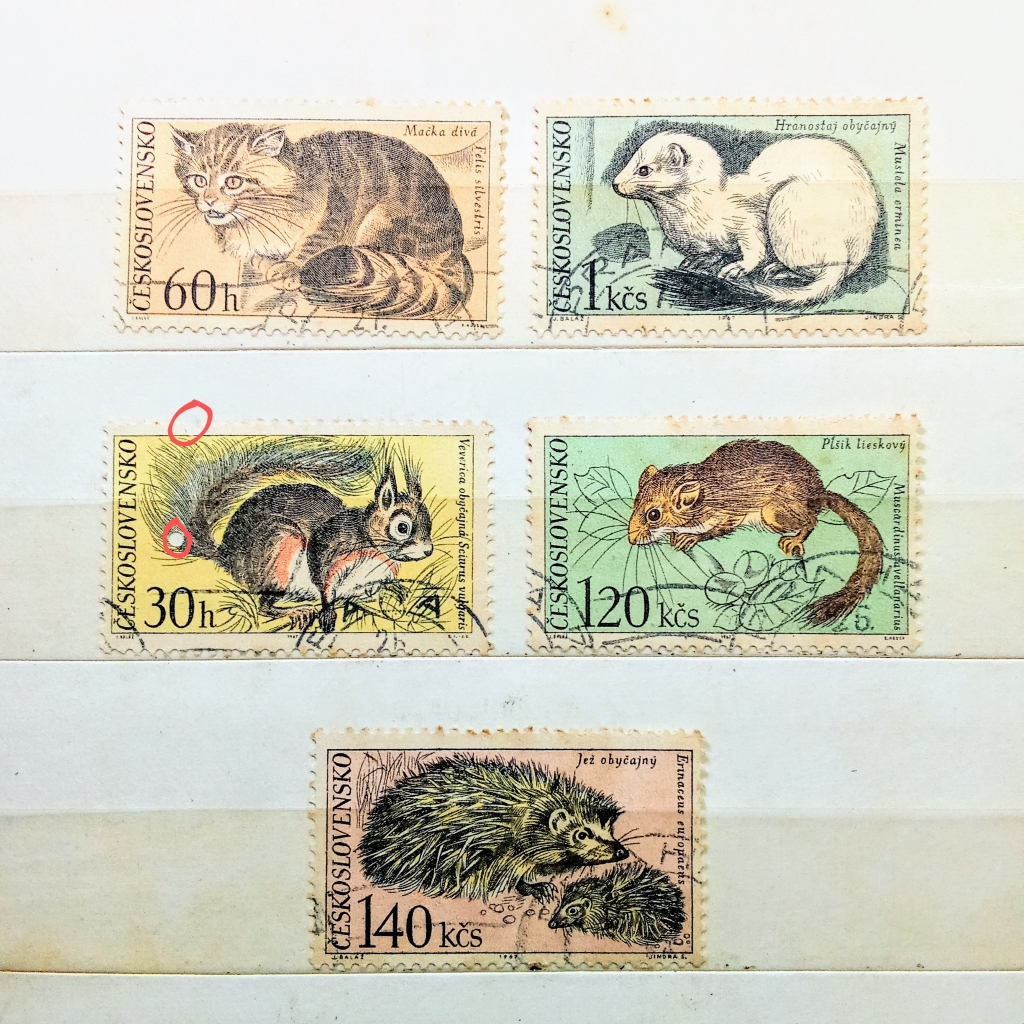 

Prangko Koleksi Filateli Czechoslovakia 1967 Fauna of Tatra National Park
