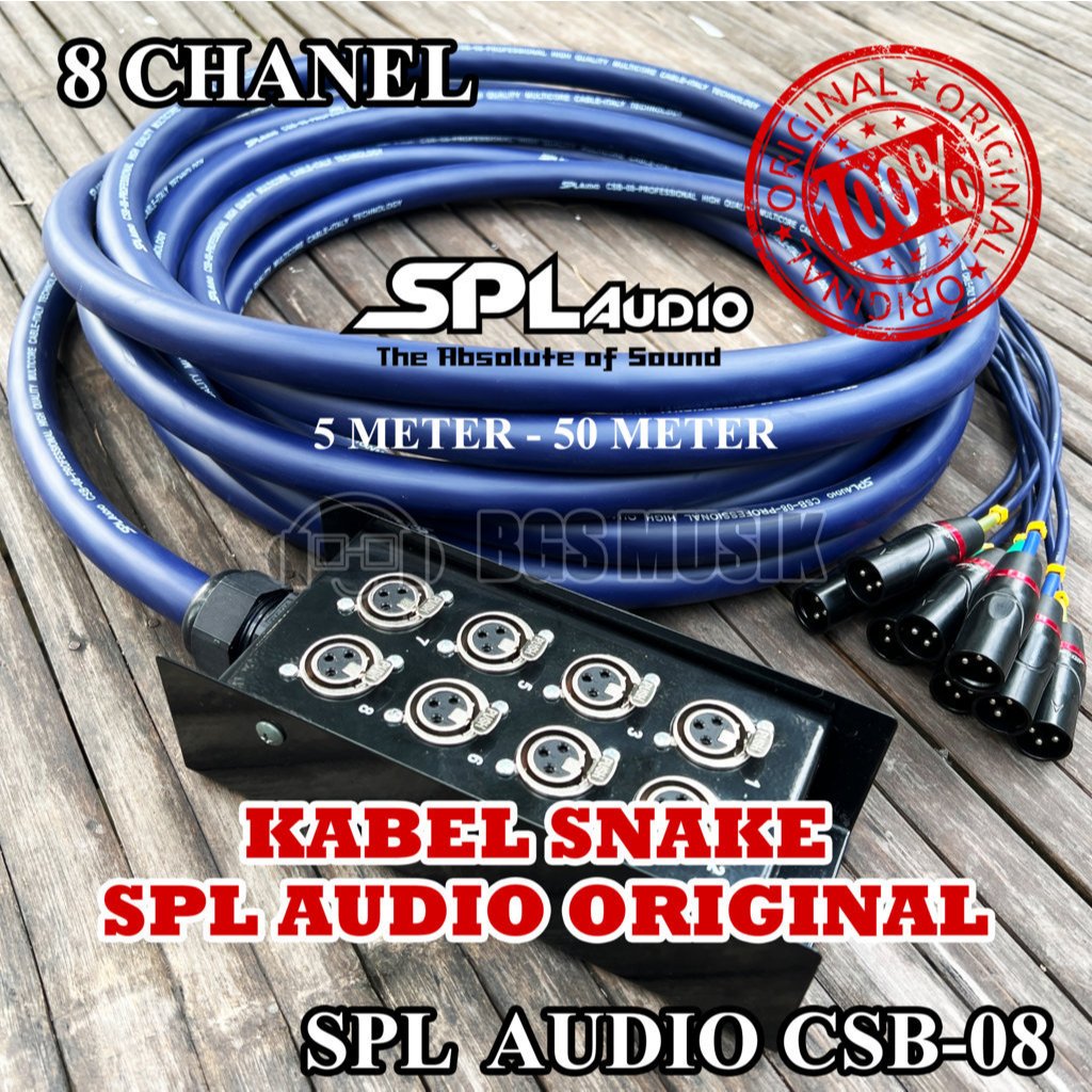 Kabel Snake SPL Audio 8chanel ORIGINAL - Kabel Snake SPL Audio 8ch CSB08 Plus BOX SNAKE