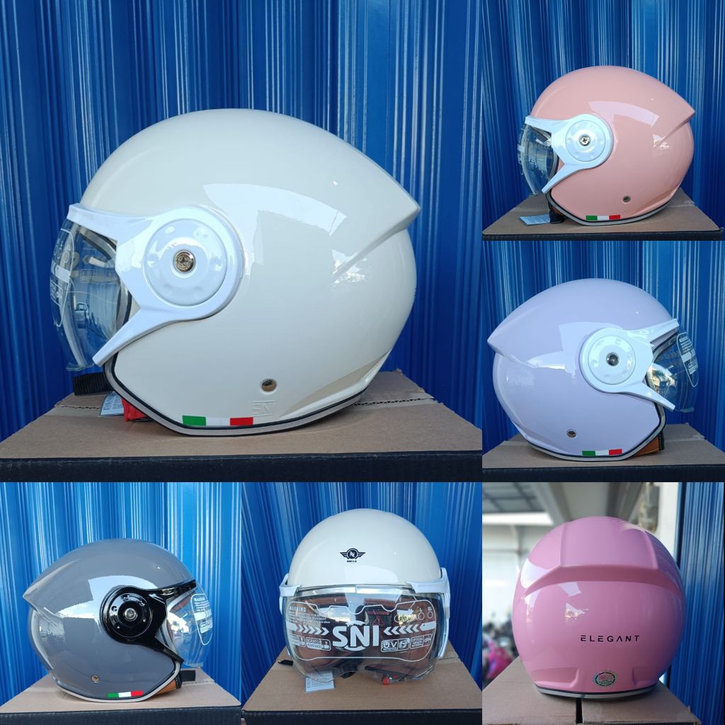 HELM NIELS HIJAB MODEL ELEGANT, HELM WANITA HIJAB,HELM SNI,HELM RETRO,HELM SEPEDA MOTOR,HELM VESPA,
