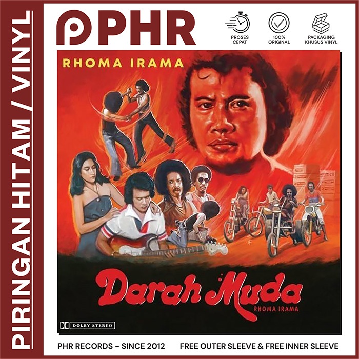 Vinyl RHOMA IRAMA - Darah Muda [Piringan Hitam]