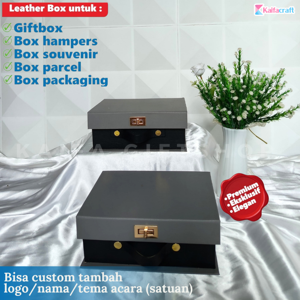 

Kotak Eksklusif Warna Hitam Abu – Gift Box Elegan & Stylish | Box Hampers | Kotak Eksklusif untuk Perhiasan, Hadiah, Souvenir