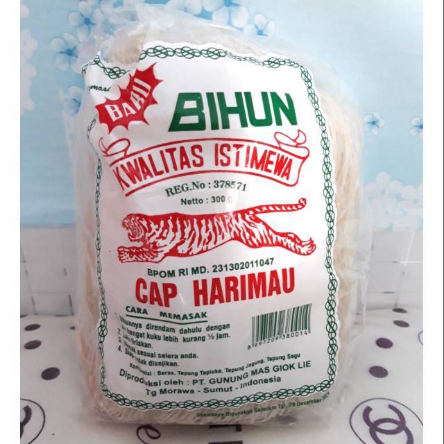 

[oddsolshop] pekanbaru/Baru Bihun Kwalitas Istimewa Cap Harimau 300GR Vermicelli Mie Kering Mi