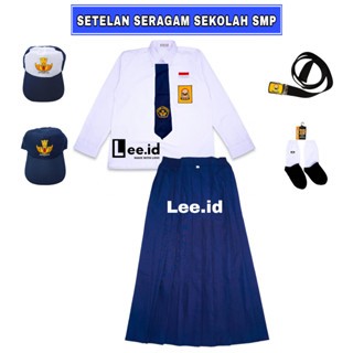 Seragam Sekolah Sma Panjang Paket Rok Pramuka Setelan Cewek Sd Umur 7-15 Tahun Bju Perempuan Cewe Po