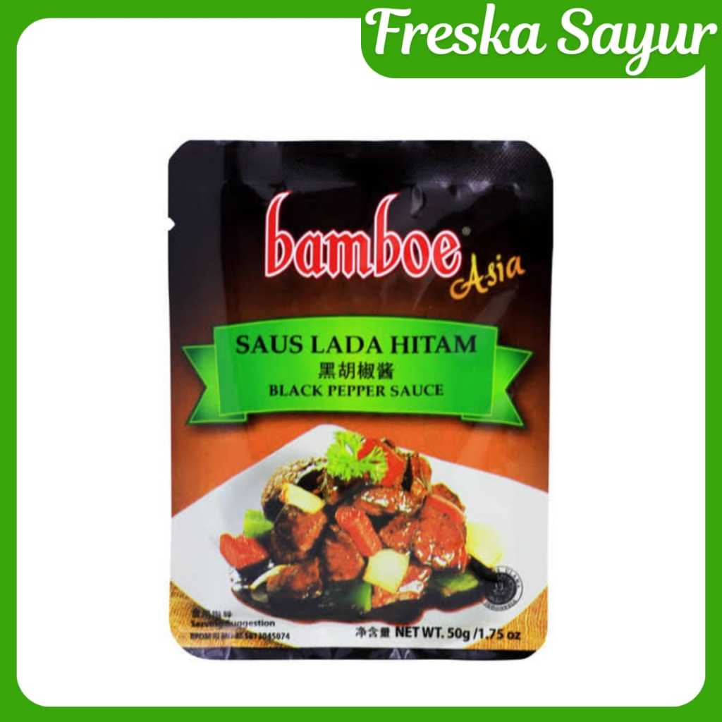 

Bamboe Asia Bumbu Instan Saus Lada Hitam 50 g