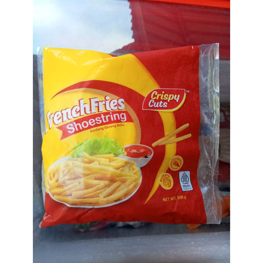 

French Fries Shoestring Crispy Cuts Kentang Goreng Beku 500 gram