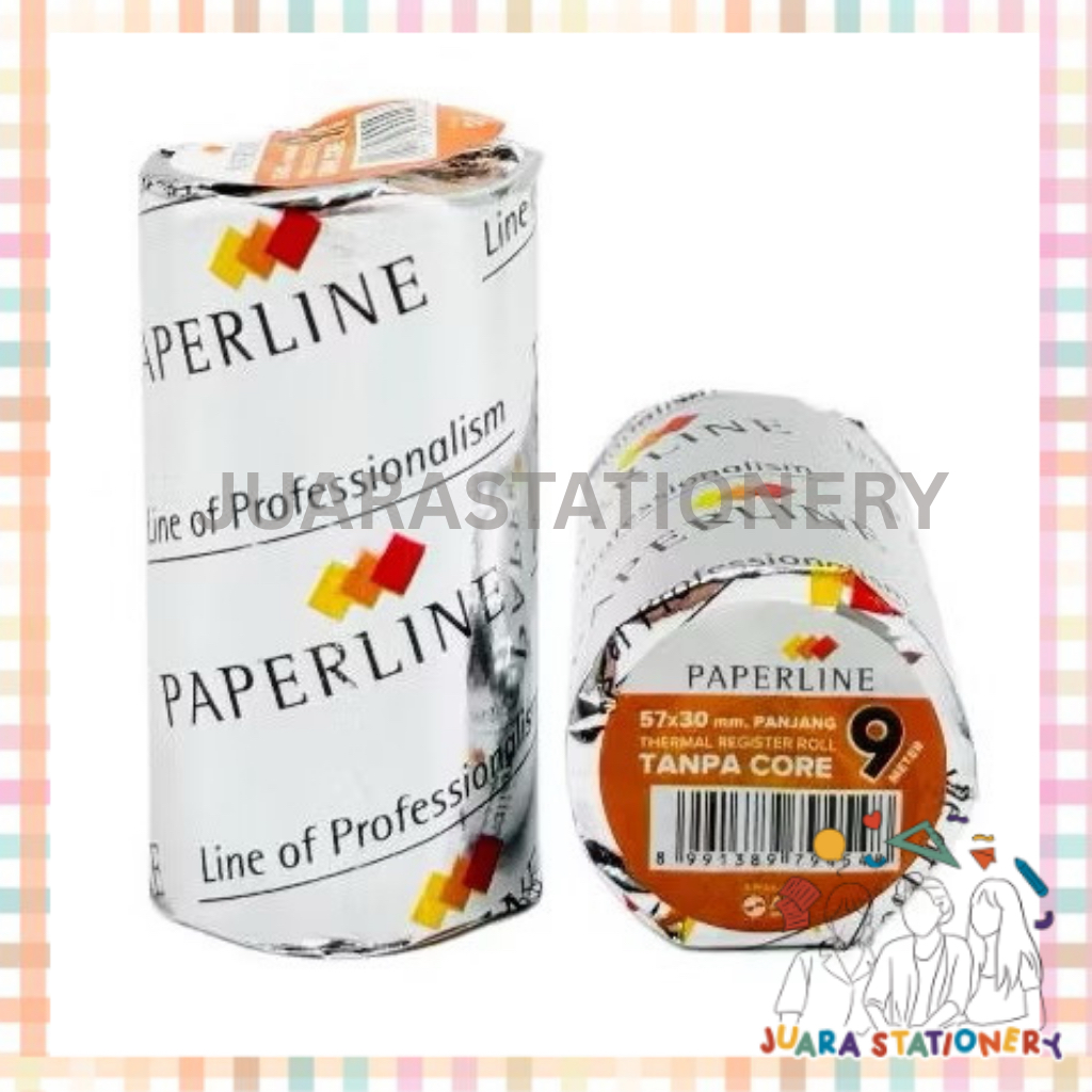 

(129) JUARASTATIONERY Kertas Thermal Paperline 57x30 / Kertas Printer Thermal