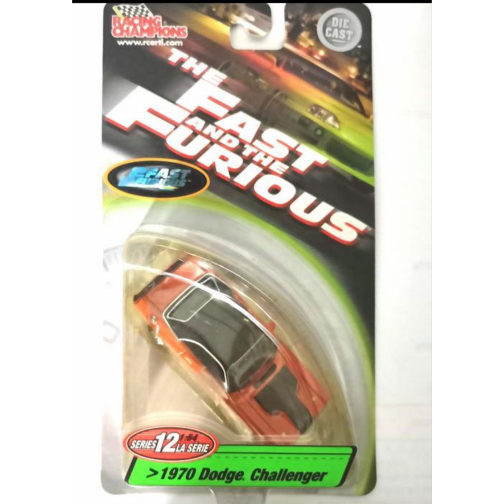 Racing Champions 1/64 The Fast and The Furious 1970 Dodge Challenger