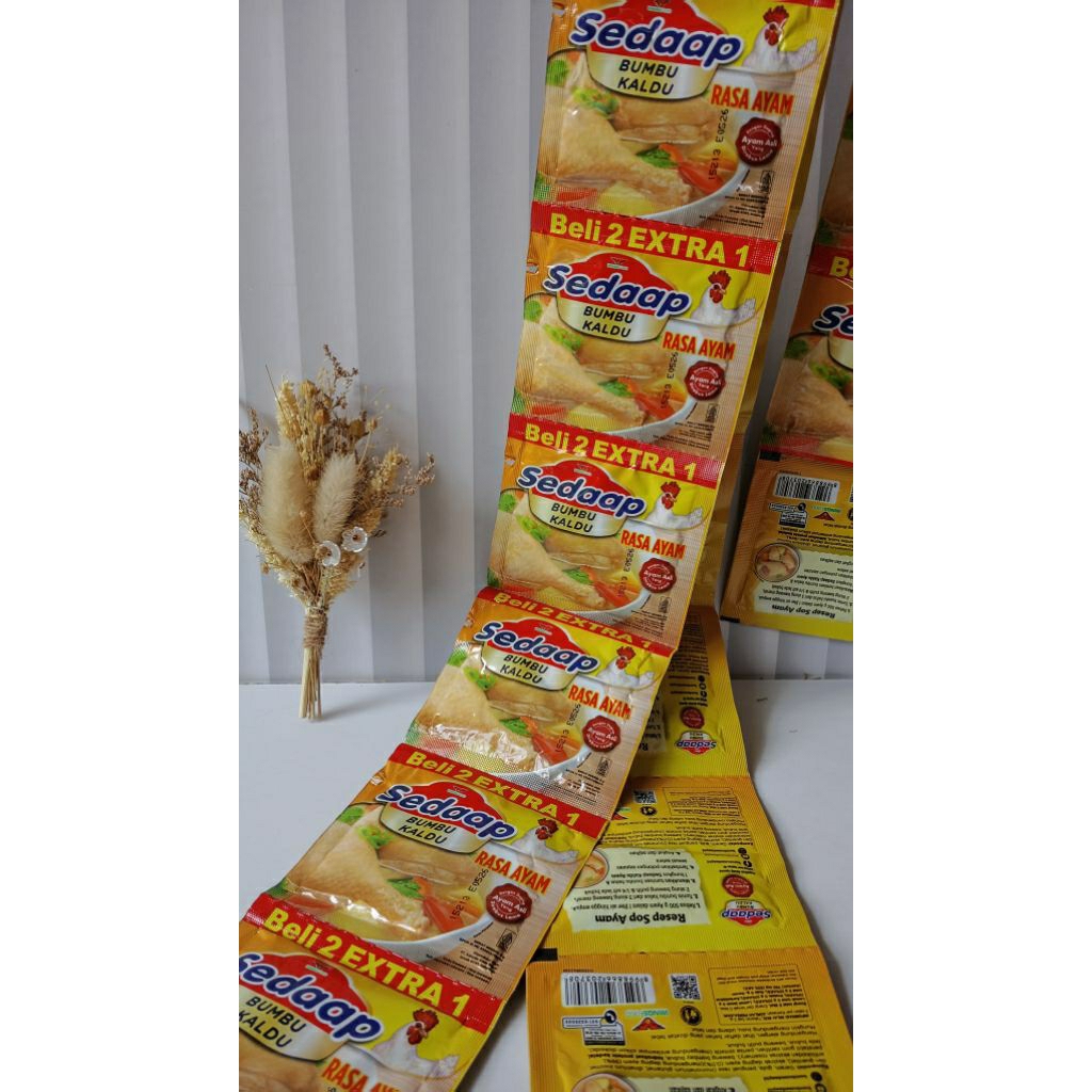 

Sedaap bumbu kaldu rasa ayam 9 gr gurih murah