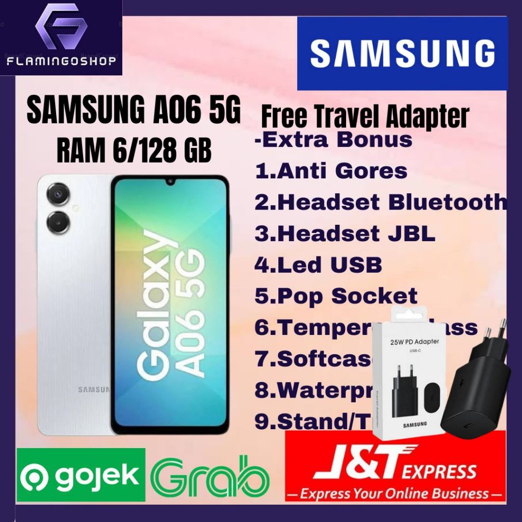 Samsung A06 5G Ram 6GB + Rom 128GB Garansi Resmi Samsung SEIN