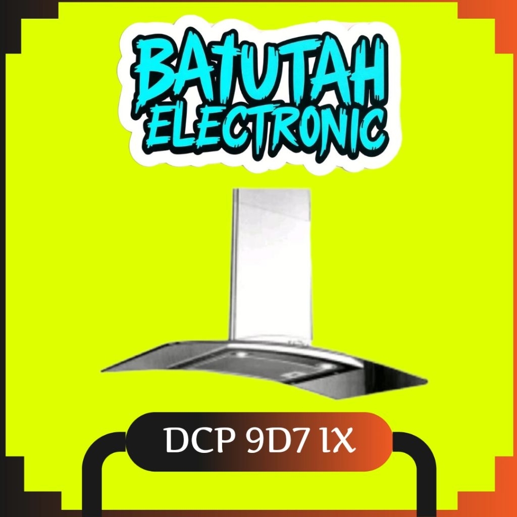 DELIZIA DCP 9D7 IX/DCP9D7 CHIMNEY COOKER HOOD 90 cm