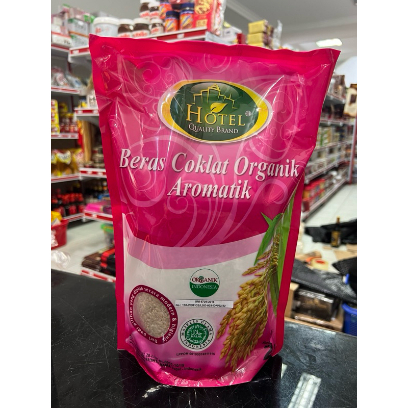 

[oddsolshop] pekanbaru/Hotel Brand Beras Coklat Organik Aromatik Premium 2KG Pandan Wangi Organic