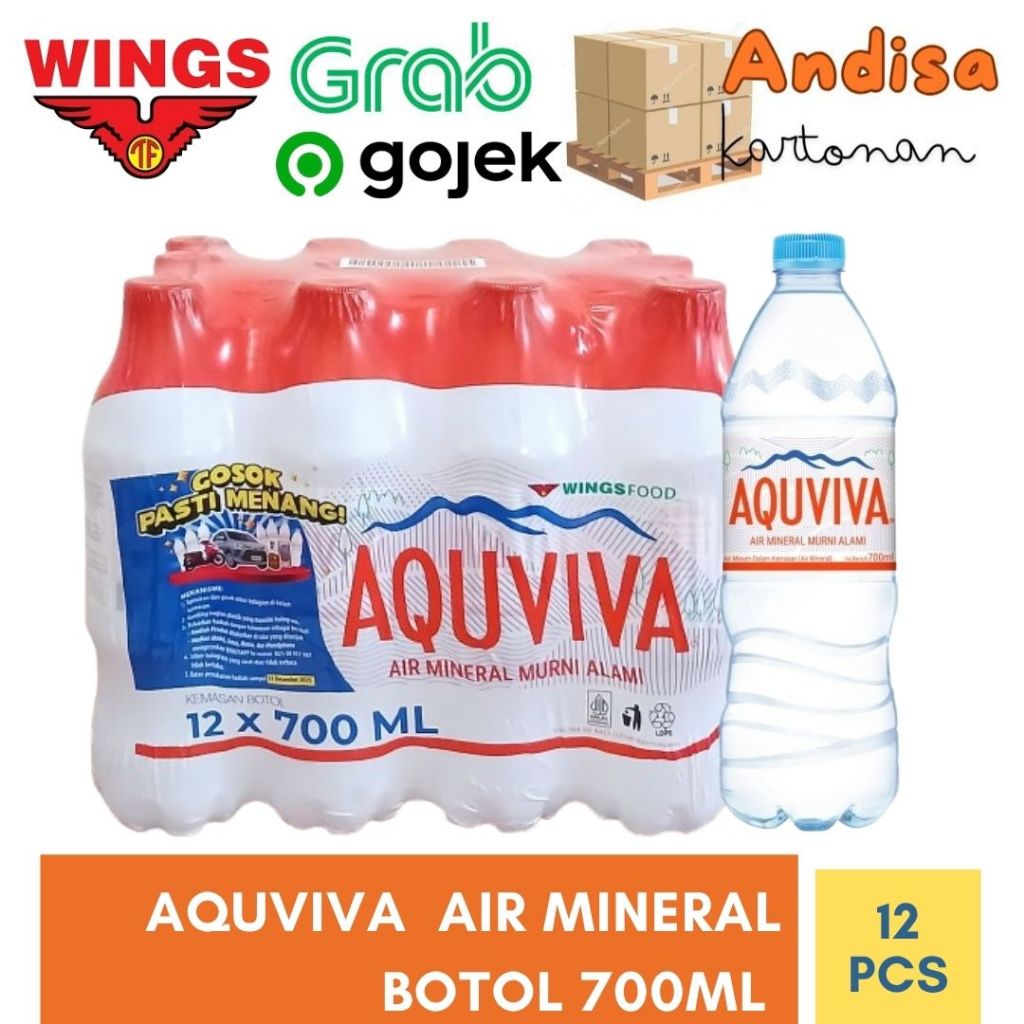 

AQUVIVA Air Mineral Murni Alami Botol Kartonan 700ml x 12pcs