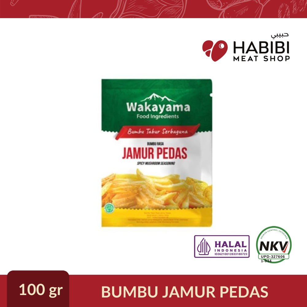 

WAKAYAMA BUMBU JAMUR PEDAS (100gr)