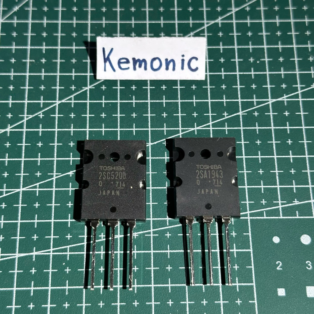 1 set Transistor Toshiba S7 714 1943 5200 S7 sa1943 sc5200 2sa1943 2sc5200 Seri 714 ORIGINAL 1SET