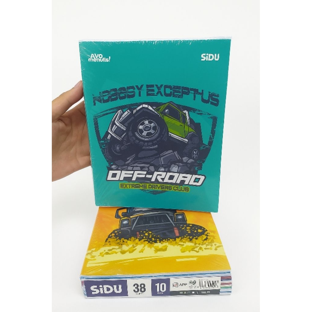 

1 PAK Buku Tulis SIDU 38 Lembar & BMCampus 36 Lembar –10 Buku