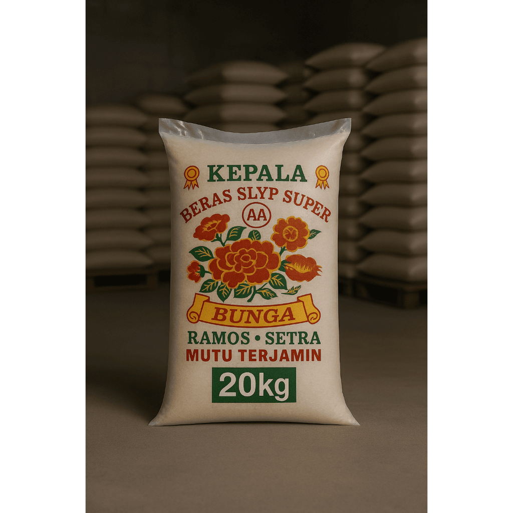

BERAS BUNGA 20KG PULEN - PREMIUM