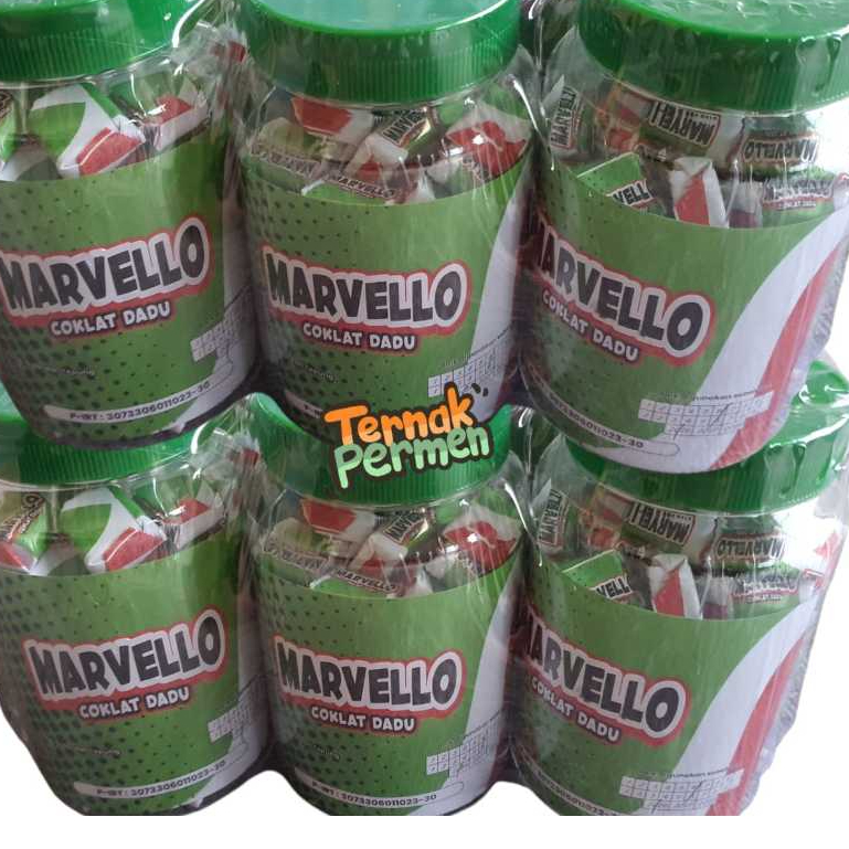 

MARVELLO RAVELO CANDY CUBE COKLAT DADU ISI 60 PCS