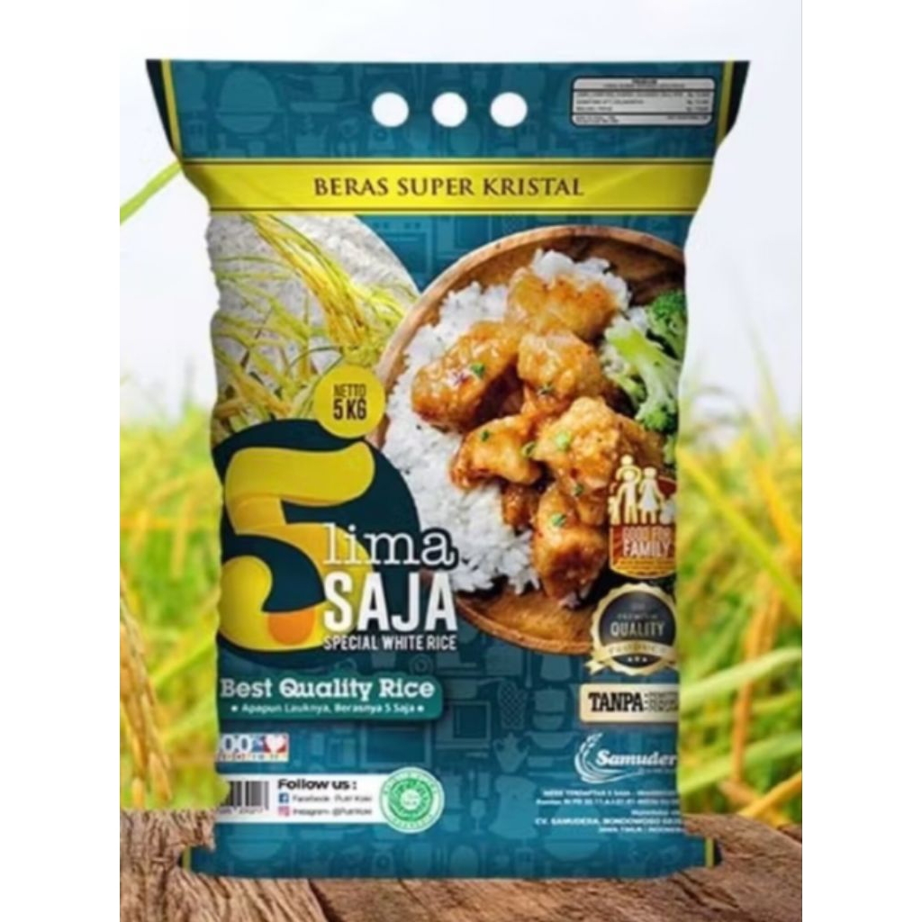 

beras lima saja 5 kg