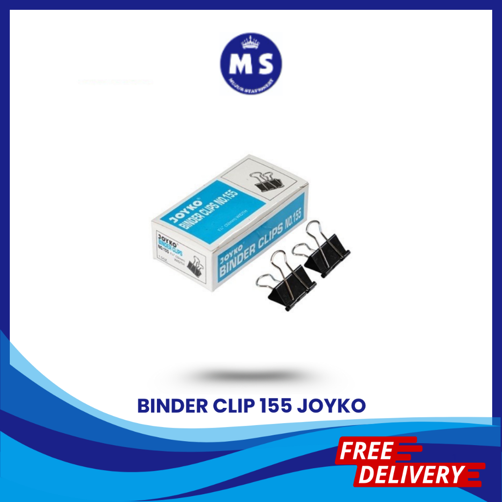 

CLIP KERTAS/BINDER CLIP 155 JOYKO