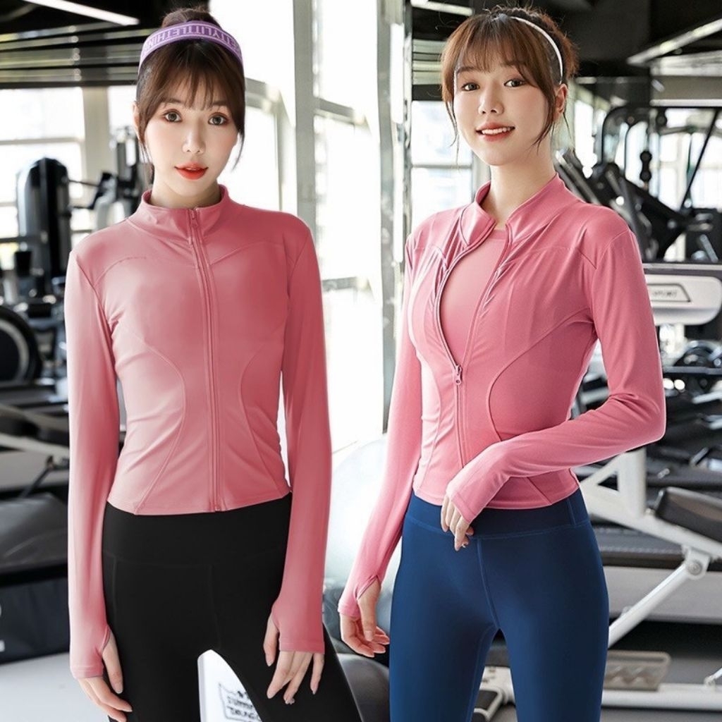 (DN'SPORT)Jaket Wanita Cocok Untuk GYM Jaket SPORTMODERN.ID RUNNING Olahraga Mantel Wanita