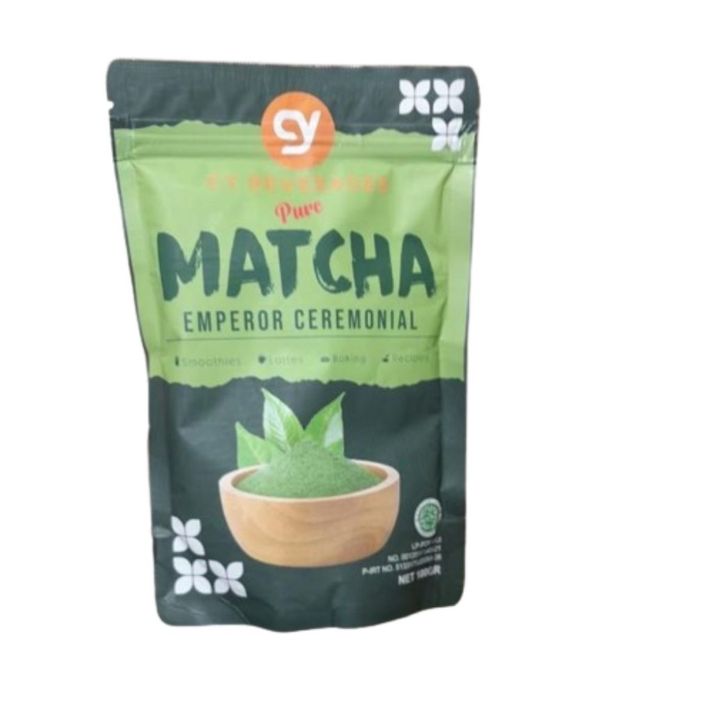 

Matcha Pure Emperor Ceremonial 100gr / Cy Beverage Matcha Murni Teh Hijau 100gr