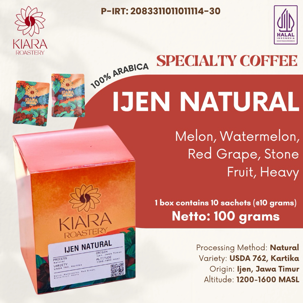

Ijen Natural Drip Bag | Kiara Roastery