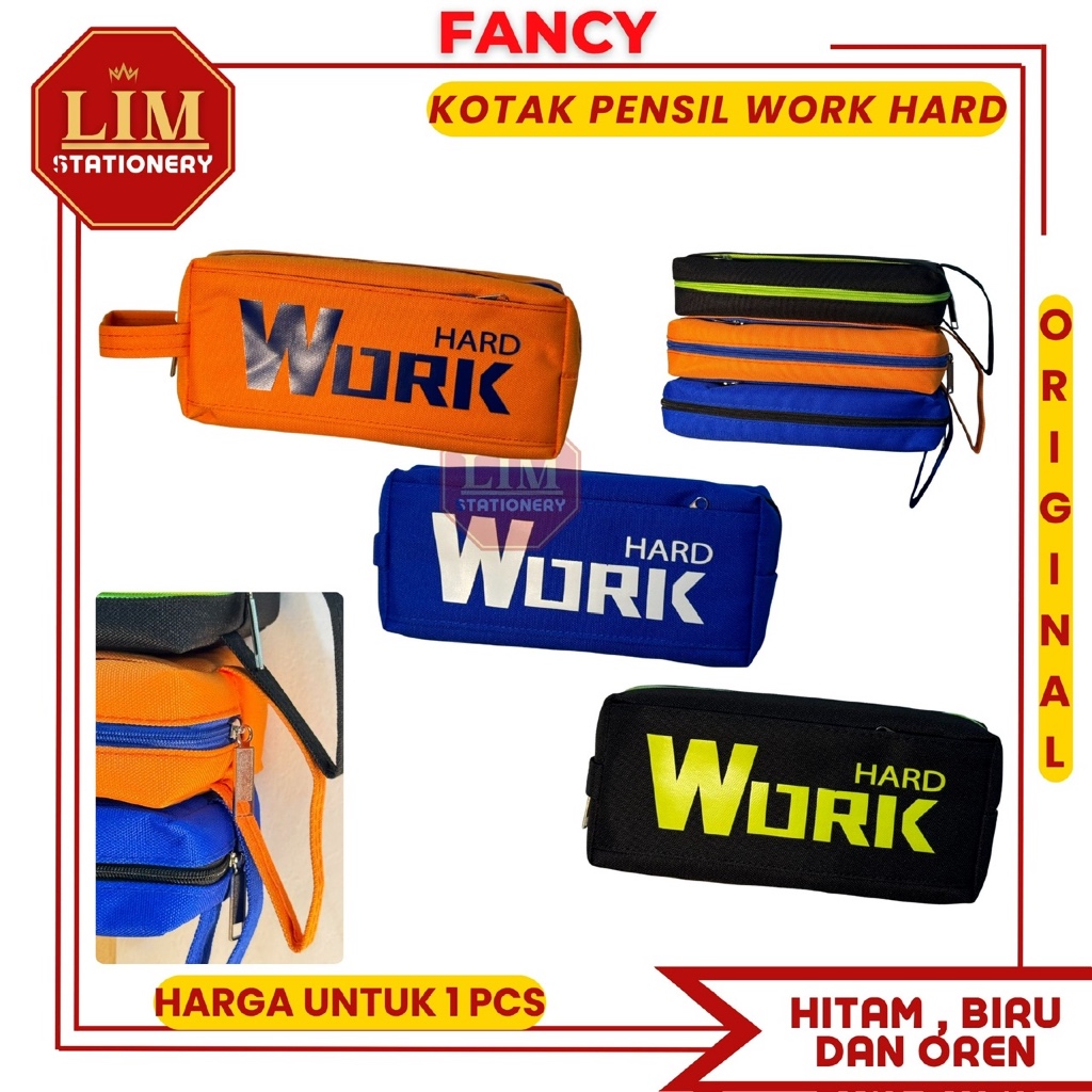 

Kotak Pensil Fancy WorkHard