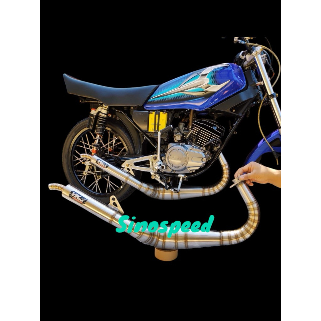 Knalpot kolong YKJ model Cobra kompetisi Rxk Rx-king lambung 38