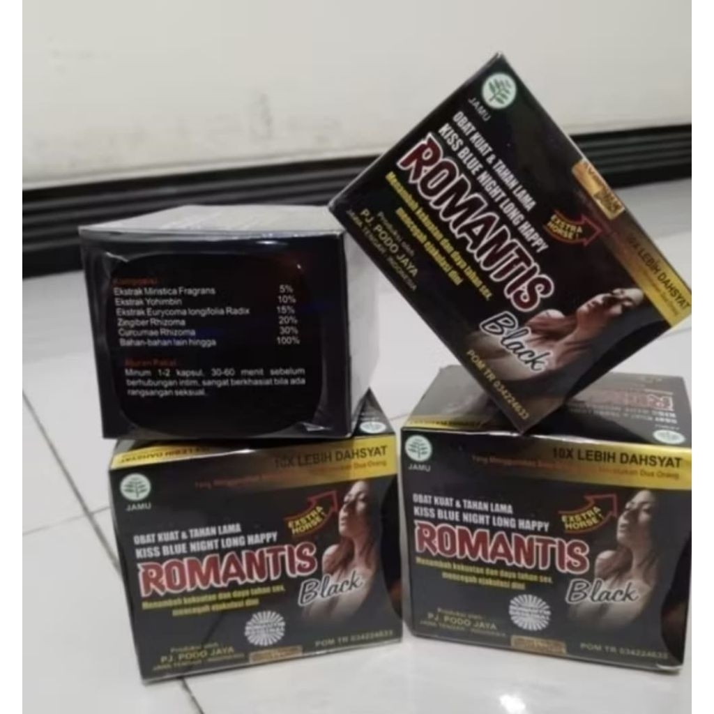 

ROMANTIS BLACK KAPSUL ORIGINAL 100% ( Satu kotak isi 10 sachet 2 kapsul )